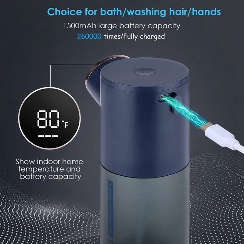 Il dispositivo di lavaggio delle mani in schiuma induttiva dovrebbe evitare il contatto con il dispositivo di lavaggio delle mani in schiuma ricaricabile con Dispenser di sapone