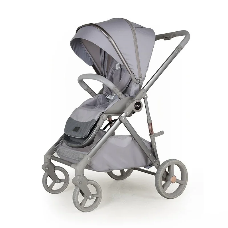 

High-view Two-in-one Baby Stroller Lightweight + Foldable in Two Directions Shock-absorbing Newborn Baby Stroller