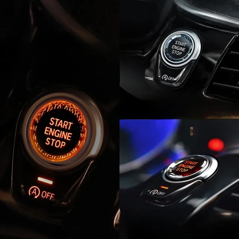 Engine START STOP Button Accessories for BMW X1 X5 E70 X6 E71 Z4 E89 1 3 5 Series E90 E91 E92 E60 Car Replace Cover