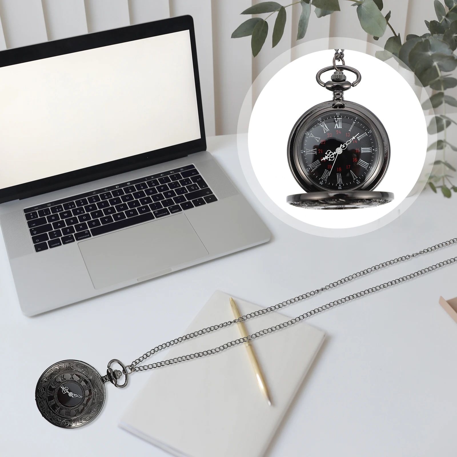 

Pocket Watch Vintage Zinc Alloy Mens Watches Beautiful Decorative Pendant Hanging Waist Movement Timepiece Accessories