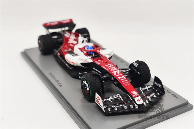 Spark 1:43 F1 2022 Alfa Romefo ORLEN C42 No77. V.Bottas 5th Emilia RomagnaP Model Car