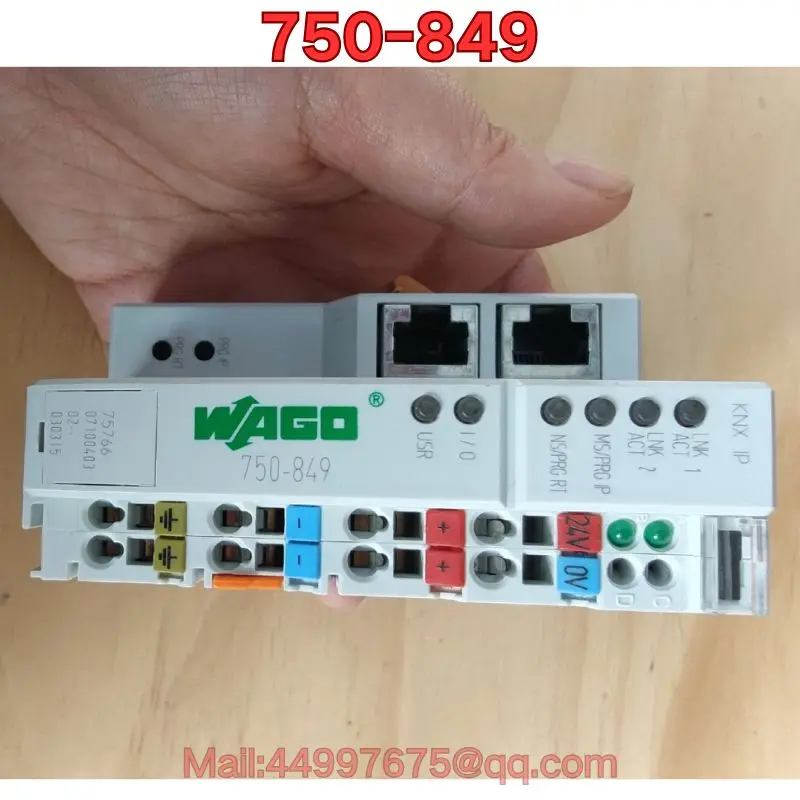

Second-hand 750-849 PLC host module functional test is normal