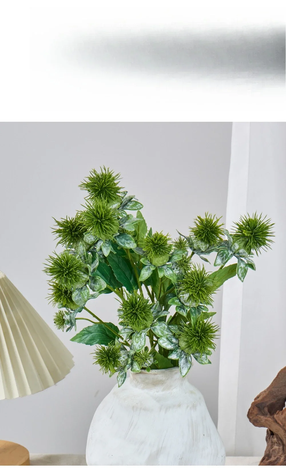 6 Stück Simulationsblumen aus Kunststoff, Orange Phoenix-Chrysanthemen, Hoteldekoration, Kunstblumen, Künstliche Gänseblümchen, Dekoration für den Saal – Detail 8