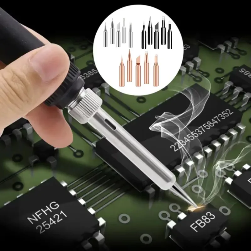 5/10Lot 900M-T Series Soldering Iron Tip Set Lead Free Welding Head for Hakko 936 937 Soldering Station BGA Rework Tools