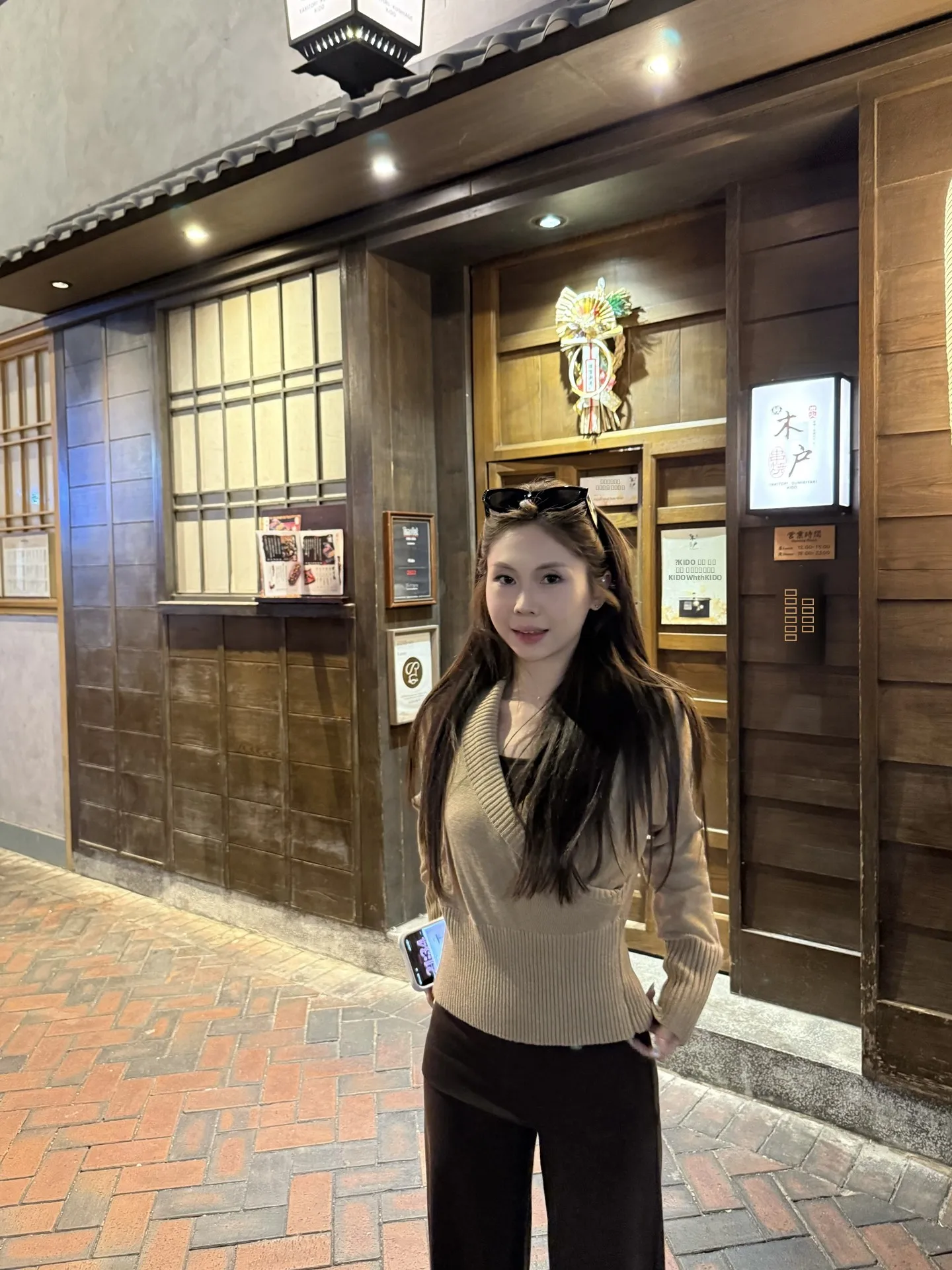 

Zzptte Yellow Wool Blend Knitted V-Ne Cross Waist Slimming Sweater Long Sve Commute Sle Pure E-Commerce Item