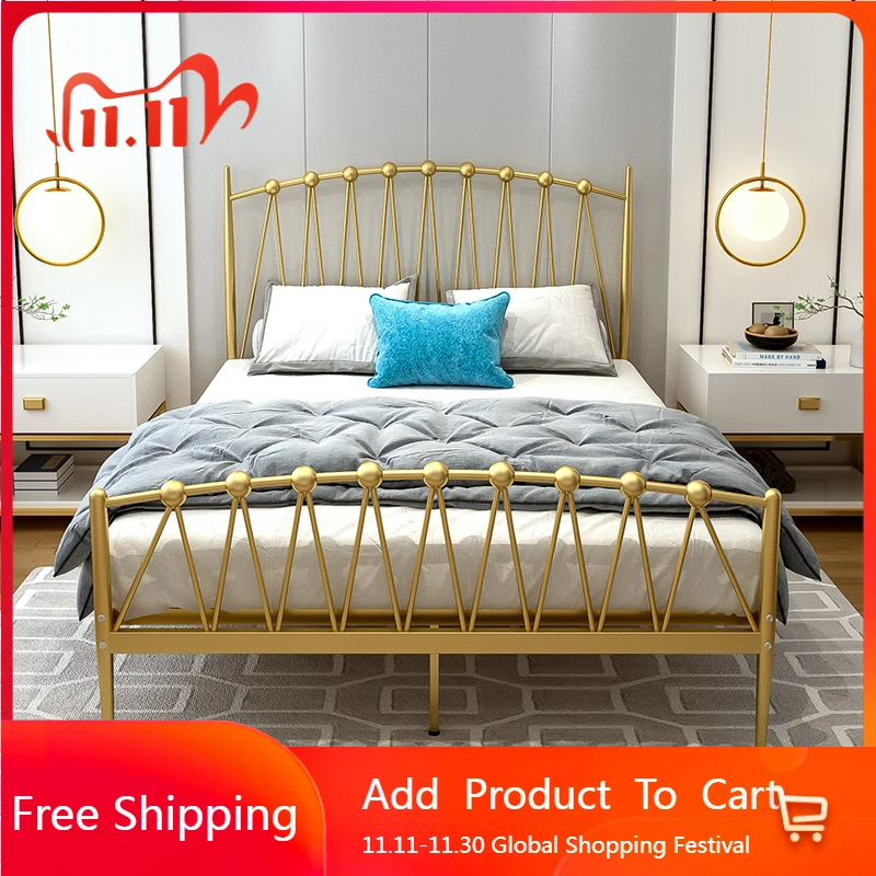 European Simple Bed Romantic Princess High Quality Sleeping Aesthetics Bedroom Bed Aesthetics Wedding Muebles Hotel Furniture