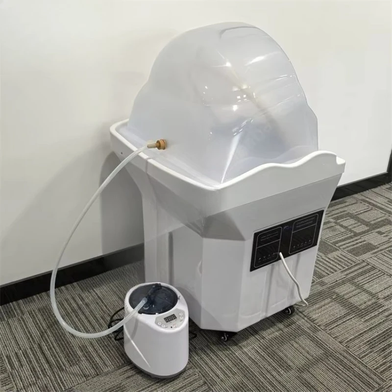 Head Spa Sink Spa Thai Massage Shampoo Chair with Steam Shampoo Barber Shop