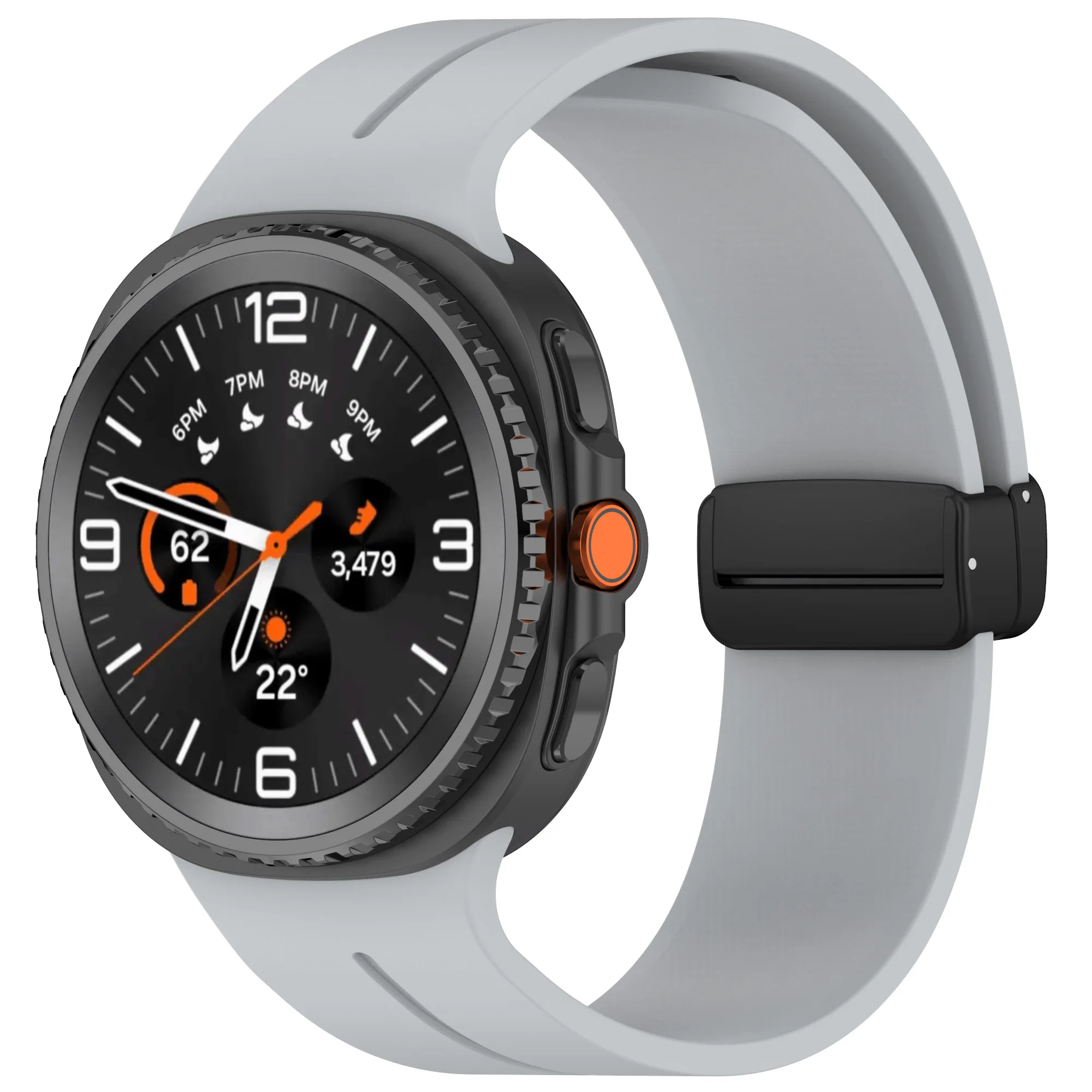 Silikonarmband für Samsung Galaxy Watch 8 9 40mm 44mm Magnetverschluss Uhrenarmband für Samsung Galaxy Watch 8 Classic 46mm Correa – Detail 24