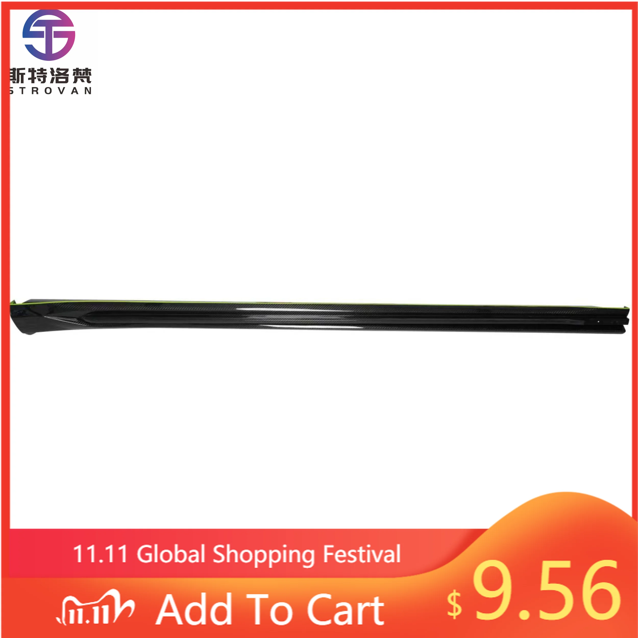 

Deren High QualityManufacturer Supply Automotive Carbon Fiber Accessories Car Decorative Side Skirts Set