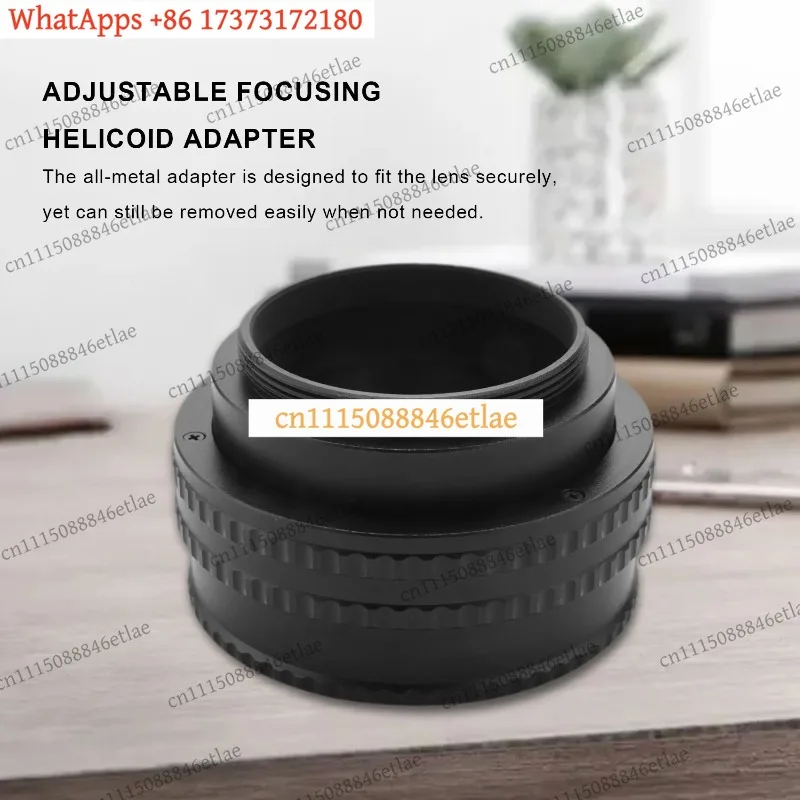 M42 to M42 Adjustable Focusing Helicoid Macro Extension Tube Adapter 17mm to 31mm