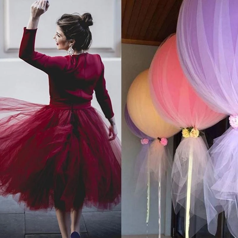 

R1WE Тюлевая катушка с лентой 15 см, 25 ярдов, катушка и швейная эластичная катушка для юбки-стола