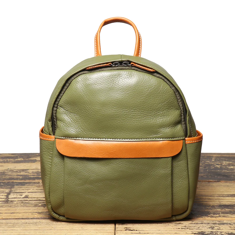 2025 New Women Leather Mini Backpack