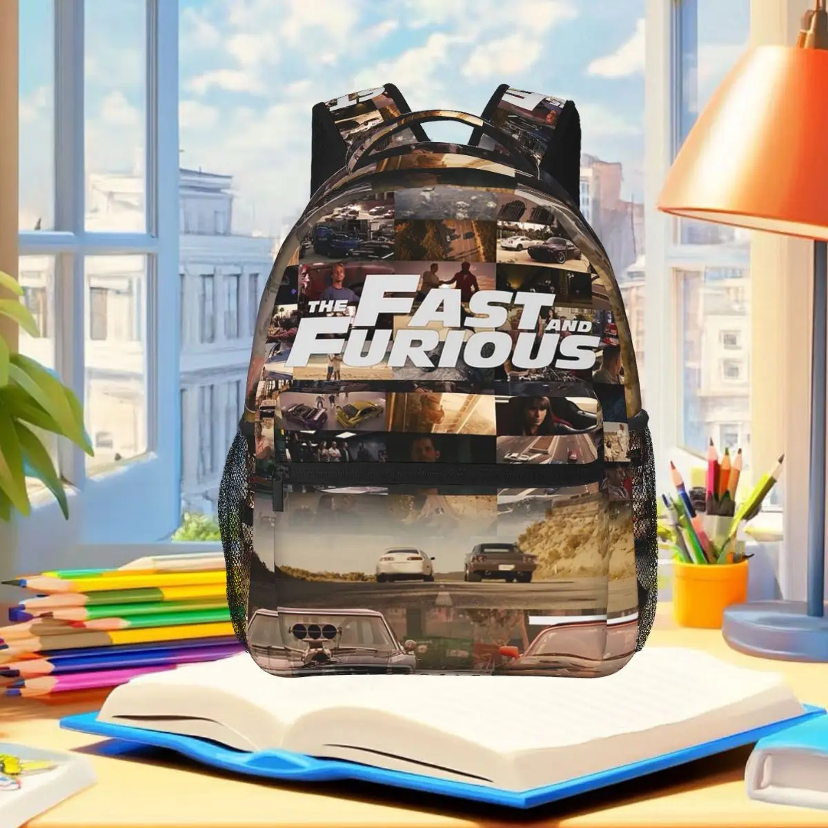 Fast And Furious - Legends - Tribute Backpack Student Boys Girls BookBag School Bag Computer Shoulder Bags for Men Women