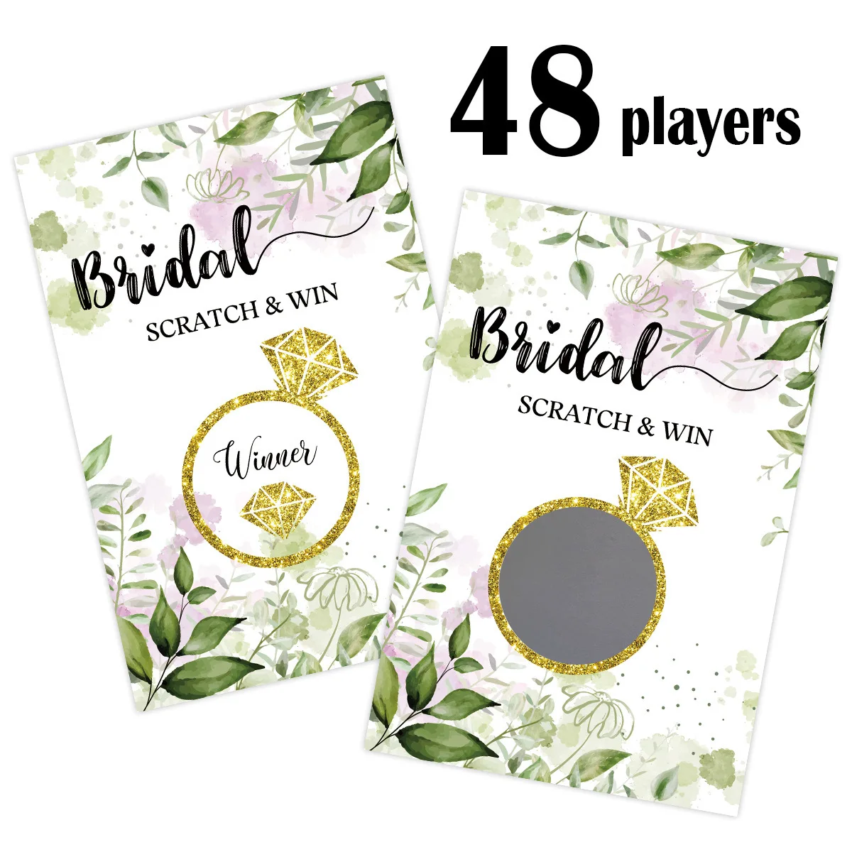 

《48 Cards and Stickers Scratch Game Cards》48 Cards and Stickers Scratch Game Cards Set for Party Fun Activity Gift Prize