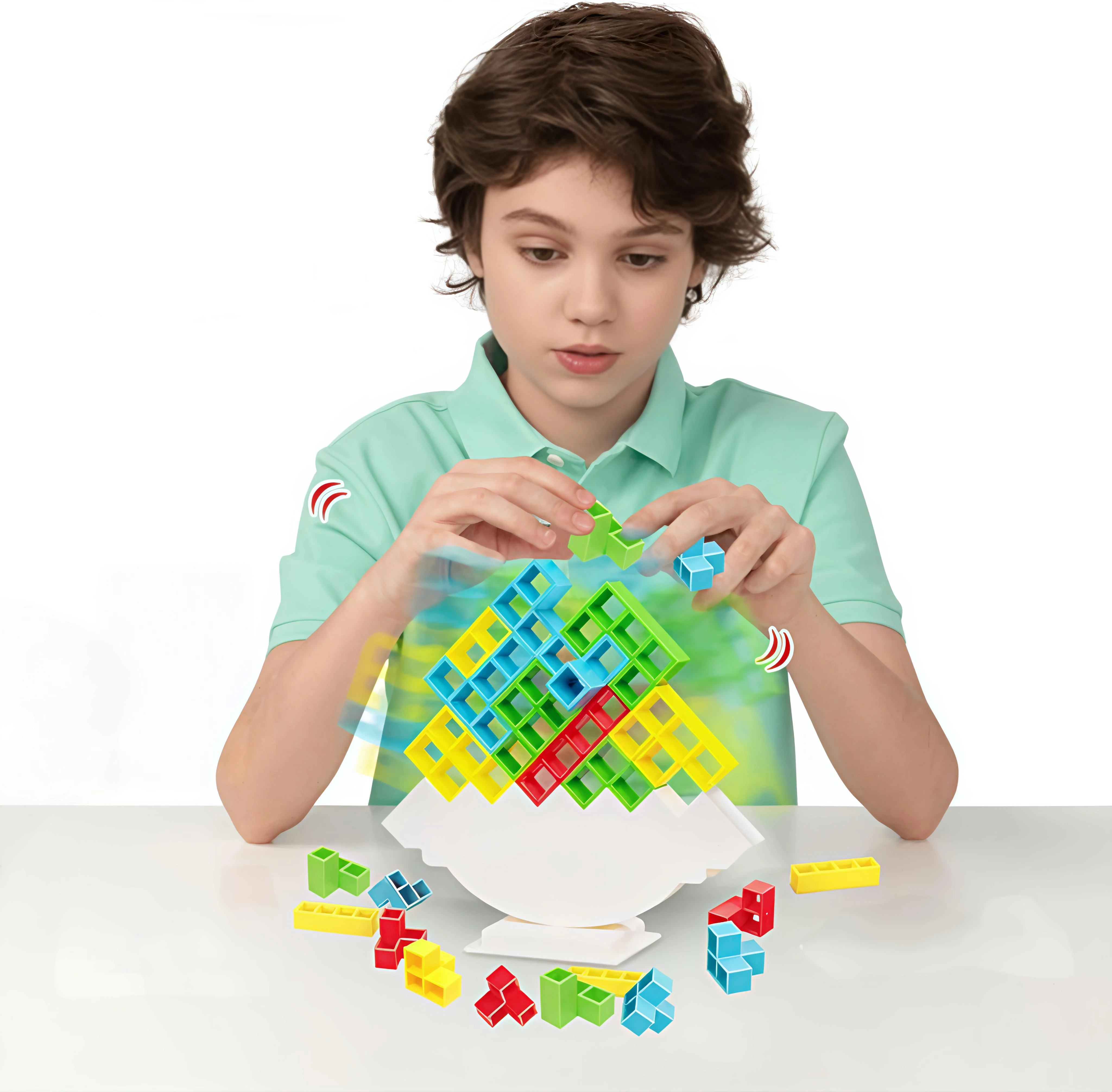 

Pressure Relief Balance Board Game Tetris Balance Toys Stacking Blocks Parent-child Interactive Gifts