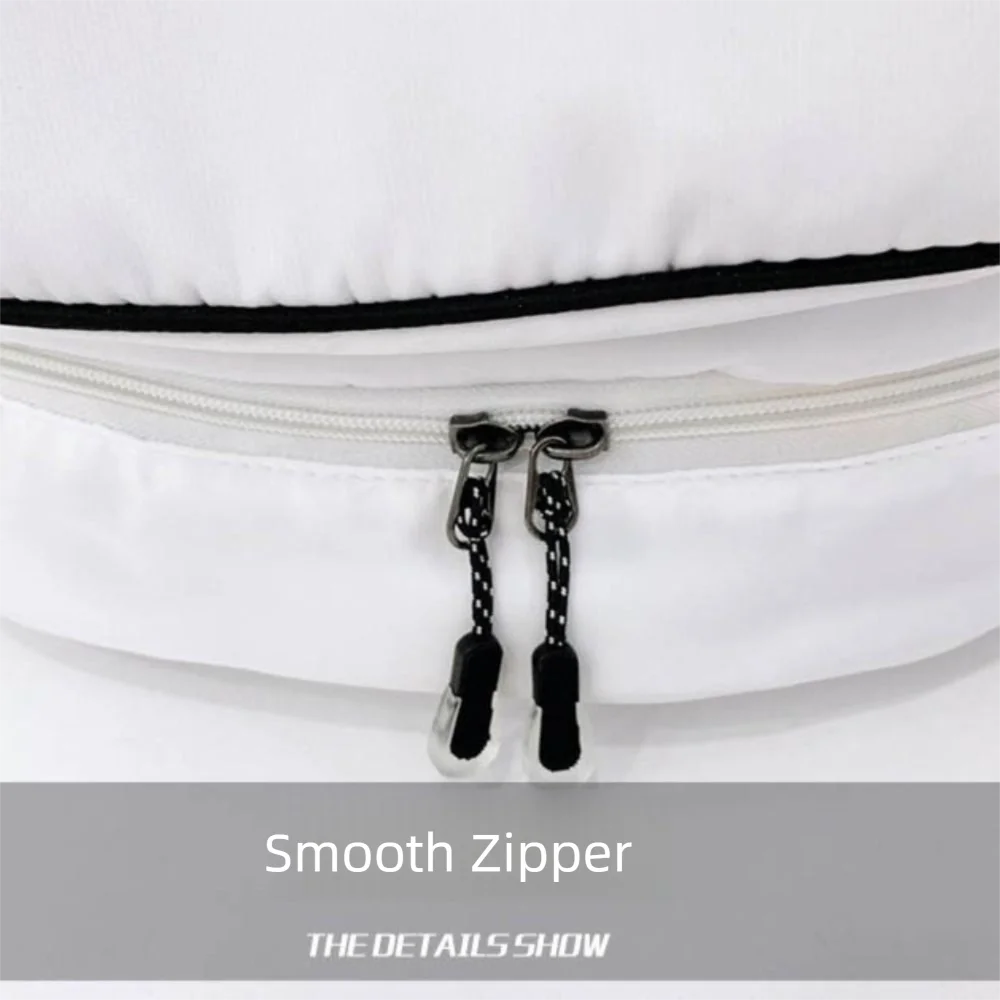 

Рюкзак для теннисных ракеток с двумя ракетками, большая вместимость с карманом для обуви, спортивная сумка для бадминтона, регулируемый ремень, застежка на шнурке