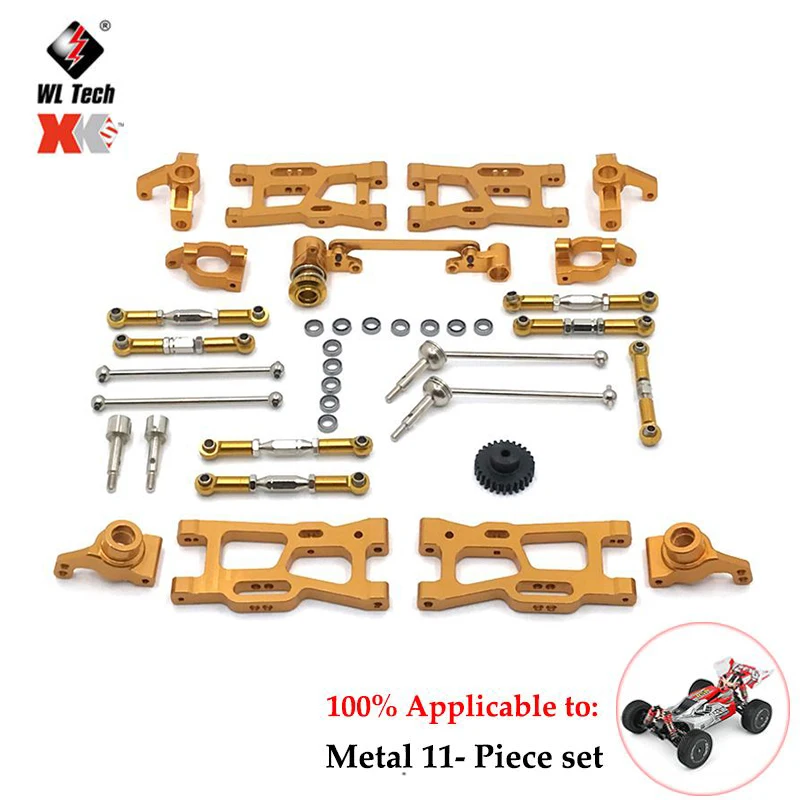 144001 scatola ingranaggi in metallo Shell differenziale alloggiamento cambio per Wltoys 144001 144002 144010 124016 124019 aggiornamenti parti