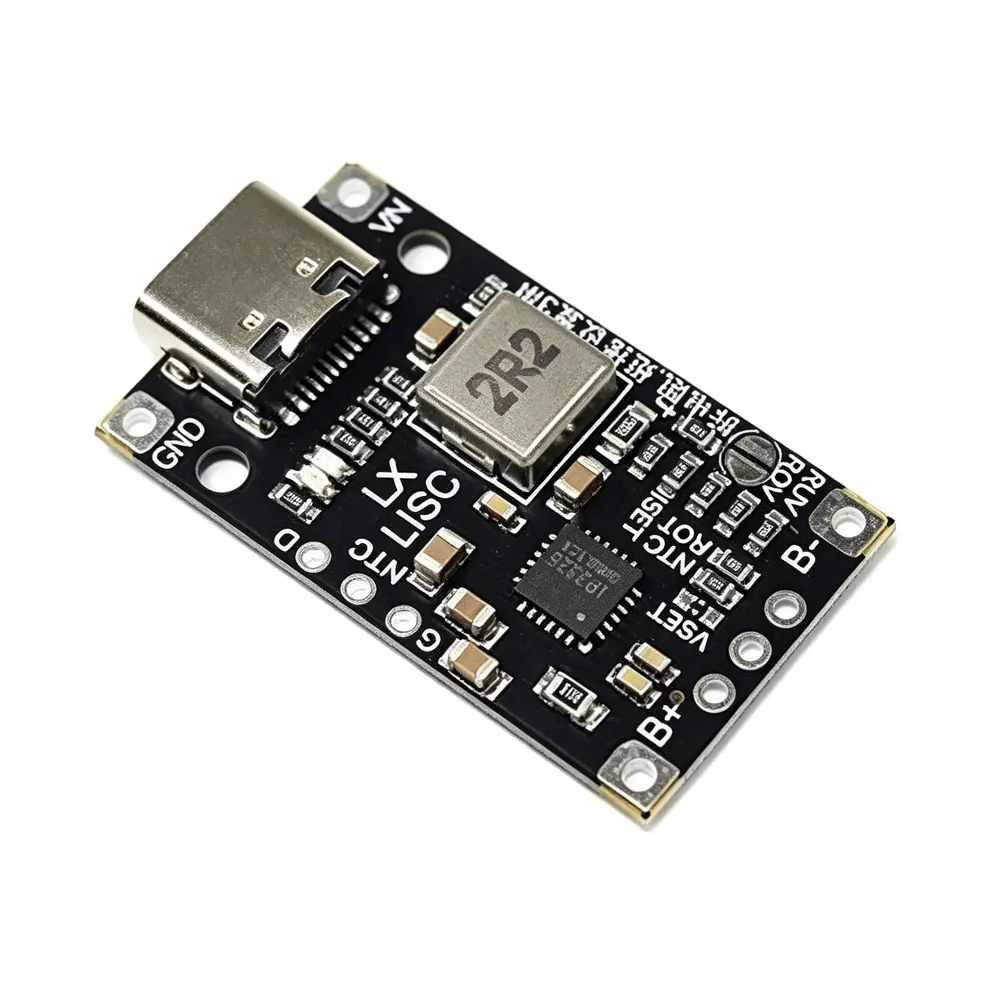 2S 3S Type-C BMS 15W 8.4V 12.6V 1.5A Lithium Battery Charging Boost Module With Balanced Support Fast Charge Indicator
