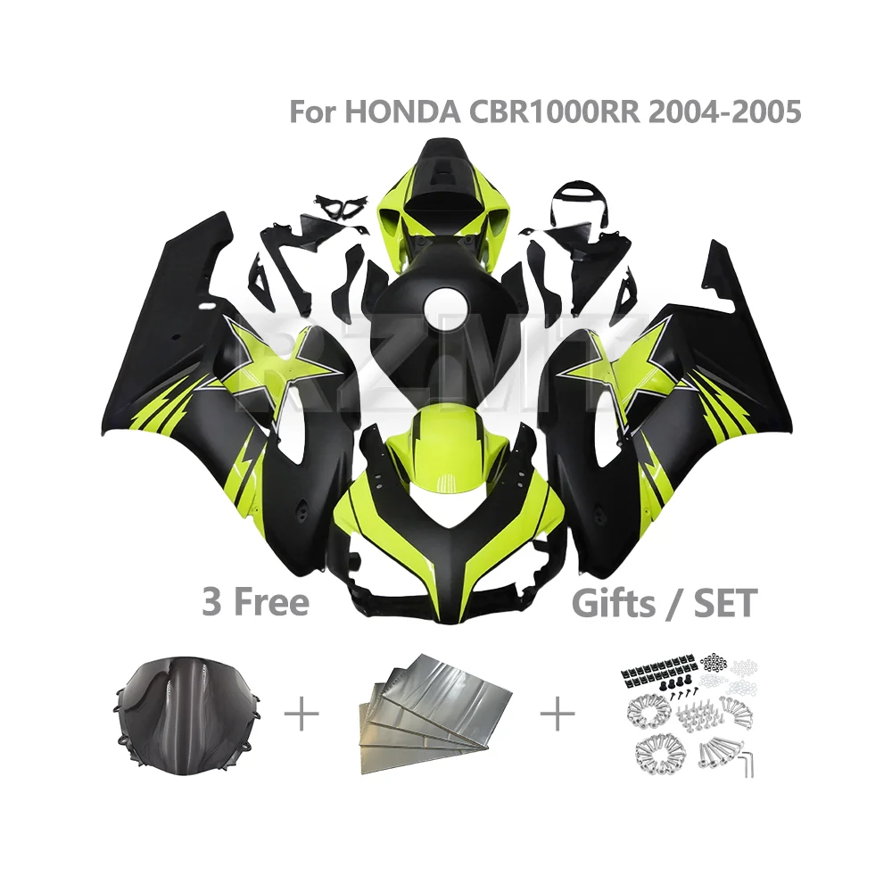 

Комплект обтекателя мотоцикла для HONDA CBR1000RRR 2004-2005 CBR 1000RR ABS, инъекционные индивидуальные обтекатели, комплект деталей для кузова H1005-1001b