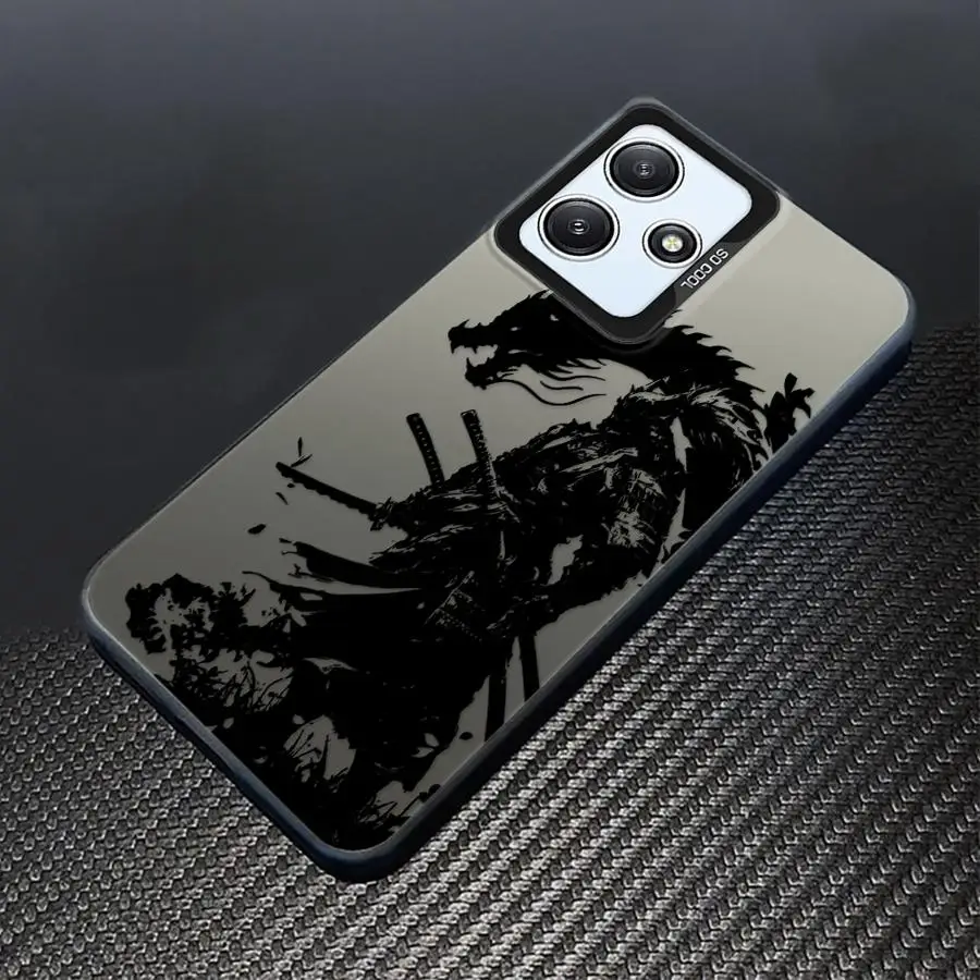 حافظة لهاتف شاومي ريدمي نوت 10 11 برو 12 13 14 برو بلس 10s 11s تنين الساموراي الياباني #6