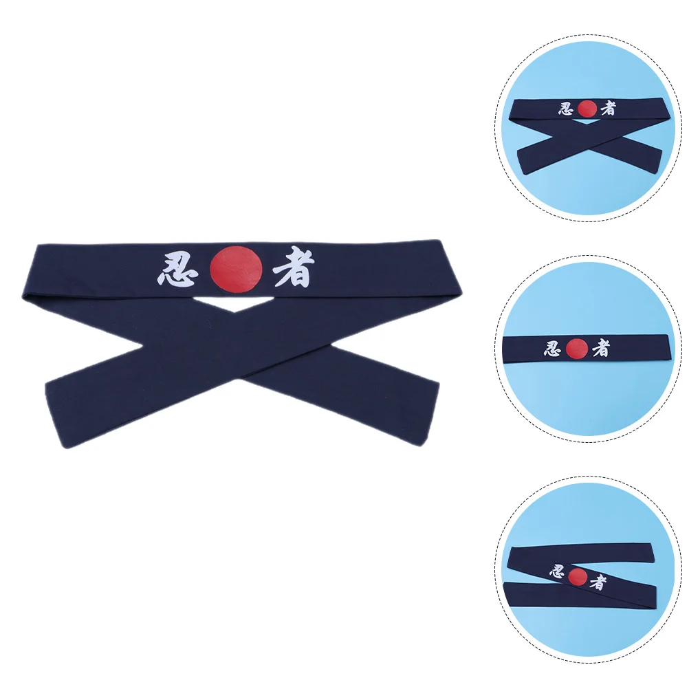 2pcs Chef Headband Japanese Style Wide Headband For Cooking Sushi Chef Costume Karate Yoga Running Workout Fitness Exercise Head
