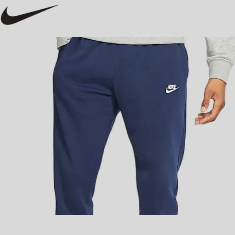 Nike Unisex Autumn Winter Knitted Fleece Pants for Men Women, Sports Leisure Leg-closed Thermal Trousers BV2708-410
