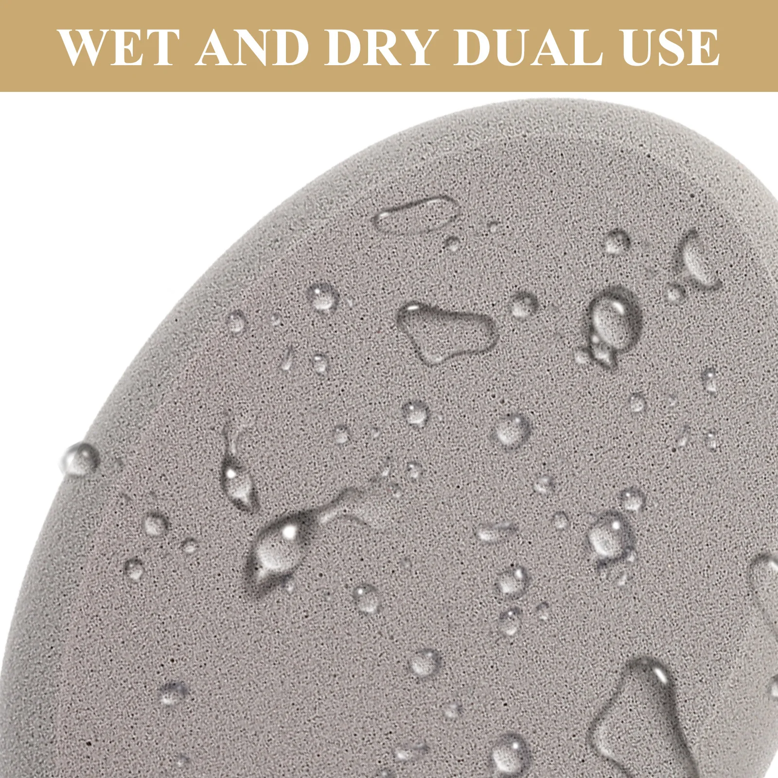 2Pcs Makeup Egg Powder Puff Reusable Soft Face Powder Applicator for Setting Foundation Concealer Smooth Gentle Touch Daily Use