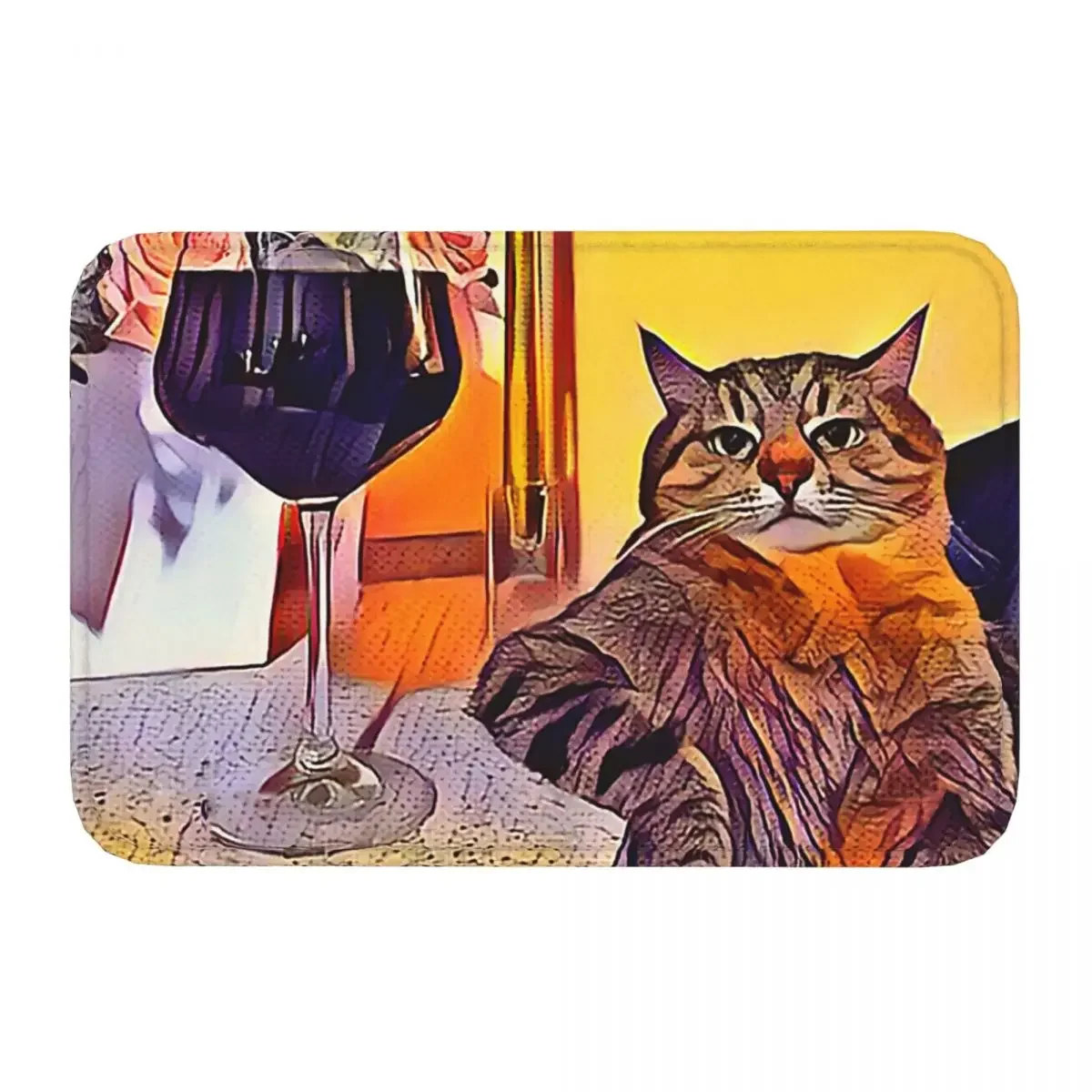 Ukraine Ukrainian Cat Anti-Slip Rug Doormat Bath Mat Stepan Art Hallway Carpet Welcome Decorative