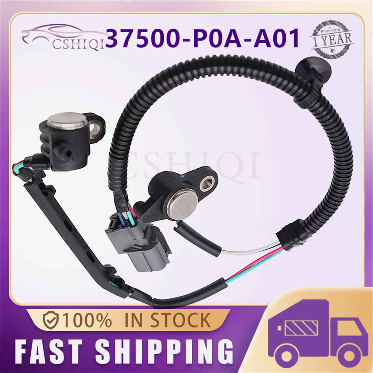 

37500-P0A-A01 Crankshaft Position Sensor For Honda Acura CL Accord L4 Isuzu Oasis 2.2l 2.3l F22 F23 H22 H23 Vtec 37500P0AA01