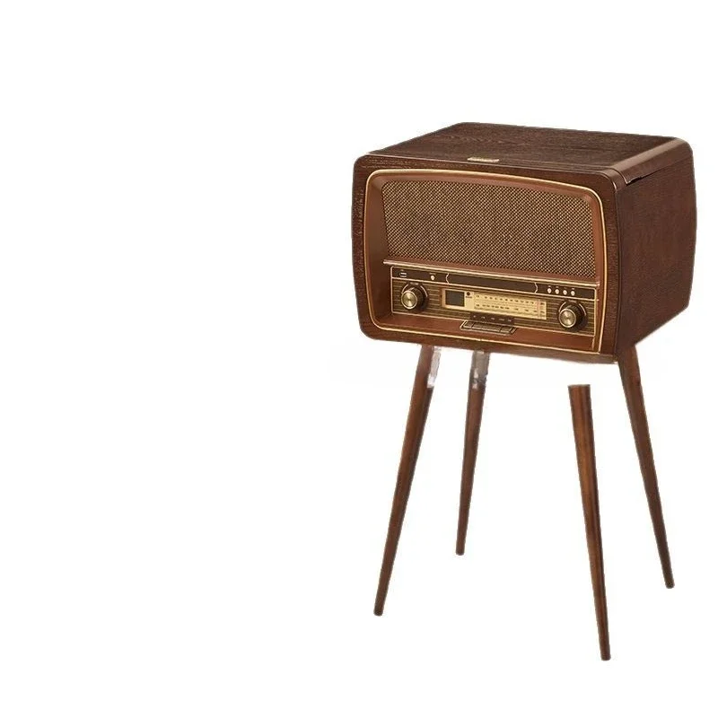 

Retro Radio Vinyl Player Audio USB Bluetooth Speaker