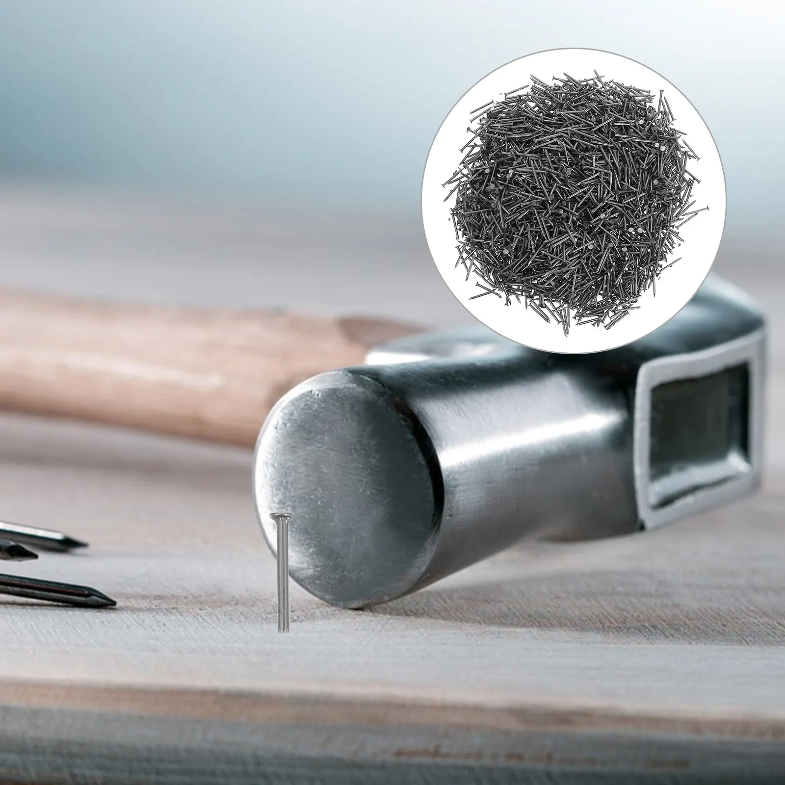 

Гвозди из нержавеющей стали с острым концом, закаленные, для бетона, дерева, фоторамок, столярных работ, DIY, домашнего ремонта