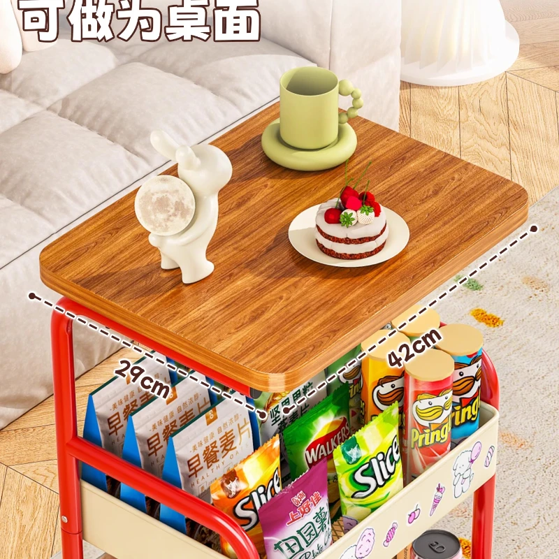 الدوبامين عربة الوجبات الخفيفة تخزين الرف غرفة المعيشة الطابق الدائمة أريكة متنقلة السرير وحدة التخزين كاريلو مانيكير الأثاث