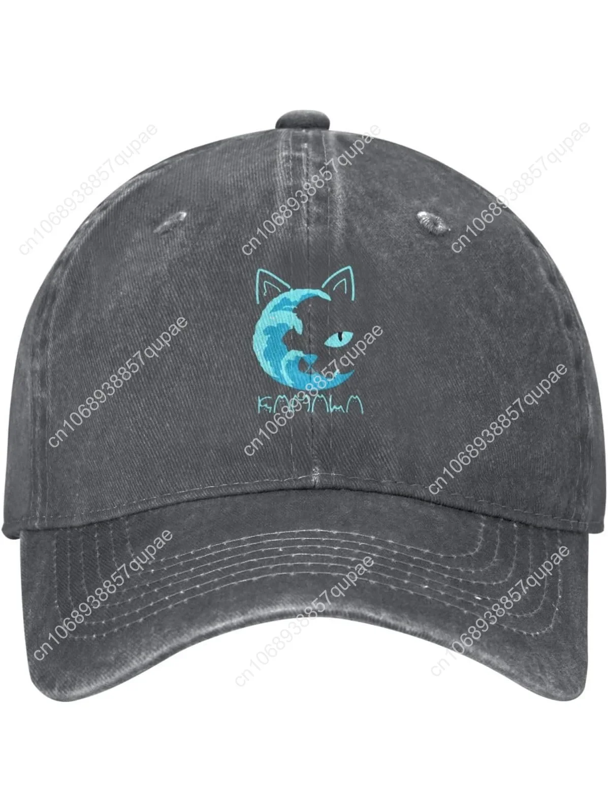 

Waves and Cats Hat Classic Cowboy Baseball Cap Adjustable Dad Trucker Hats Gift for Men Women