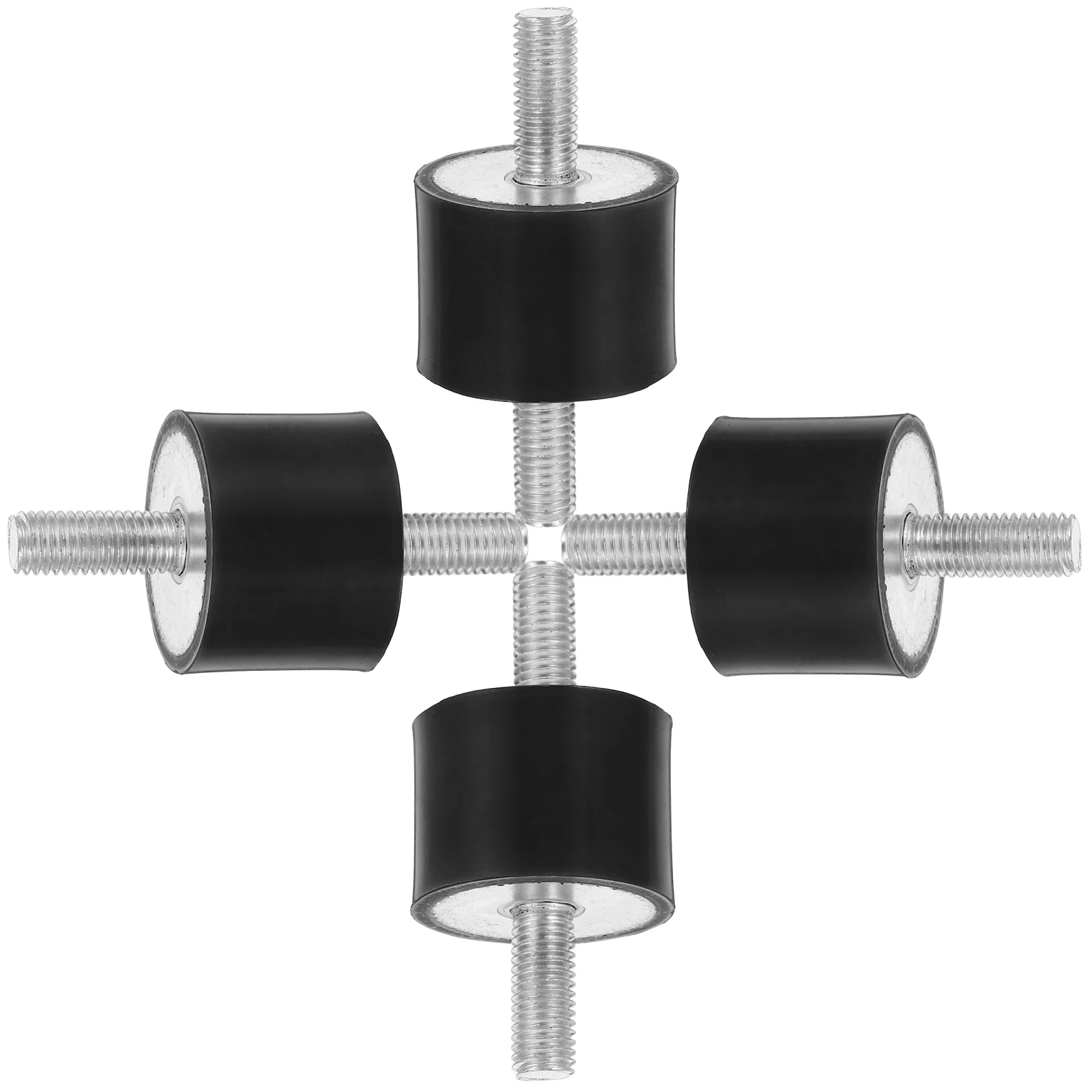 

4pcs Rubber Bracket Shock Mounts Anti-vibration Car Boat Isolator Silentblock Axle Vibration Reduction Dual Stud Wear-resistant