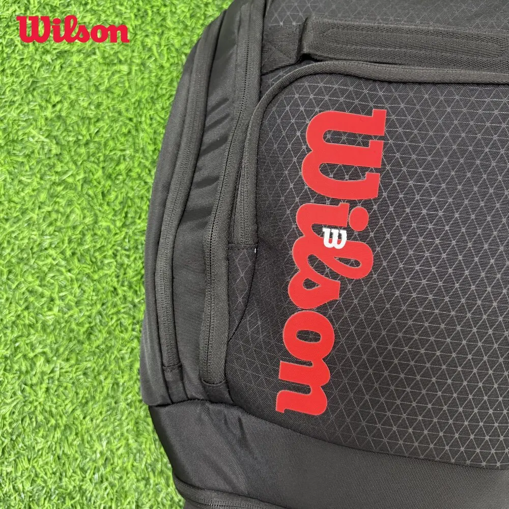 Wilson CLASH V3 Series Tennis Bag Multifunctional Racket Bag Shoulder Large Capacity Storage Bag with Shoe Compartment