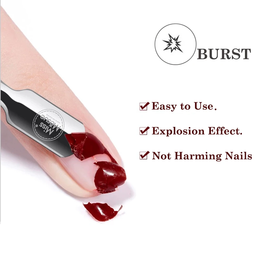 FOONBE Magic Remover เจล Soak off Remover Peel Off Magic Burst Gel Remover Crack Removal Wrap ลบ UV Led เจล 1 กก. ความจุขนาดใหญ่