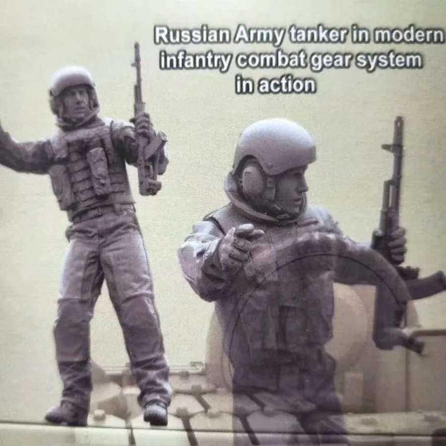 1/35 Scale Resin Figure Assembled Model Kit Modern Infantry Single Hobby Miniature Sculpture Unassembled and Unpainted 662