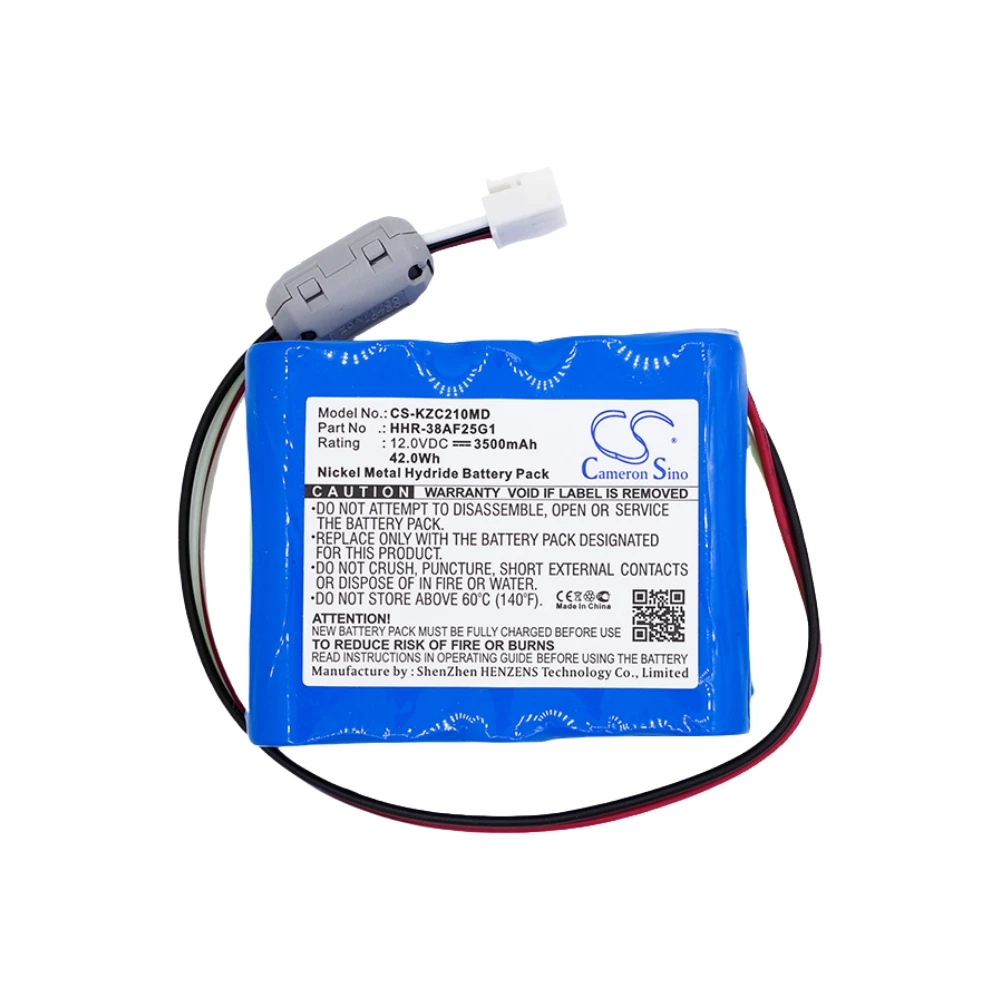 

Ni-MH Medical Battery for Kenz Cardico,12.0v,3500mAh,Cardico 1210,HHR-11F25G1