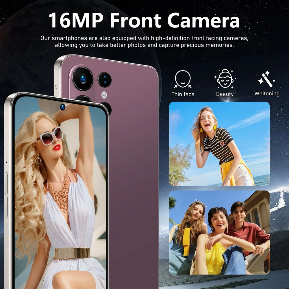 Neues C27 Ultra Smartphone Android 5G 7,3HD 22G+2TB Smart Mobiltelefon Dual-SIM 7800mAh Entsperrtes Handy 48MP Globale Version Telefone – Detail 9