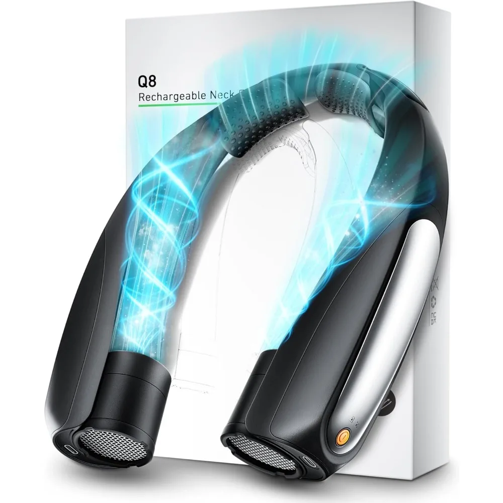 

Hands Free Neck Fan Rechargeable 360 Degrees Cooling 6 Speeds for Travel Indoor Outdoor