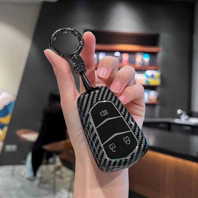 

Набор автомобильных ключей, автомобильные аксессуары, инструменты для Cadillac XT5 XT6 CT5 CT6 CT4 XT4 XTS ATS LYRIQ, чехол для ключей с пряжкой, чехол для автомобильного ключа