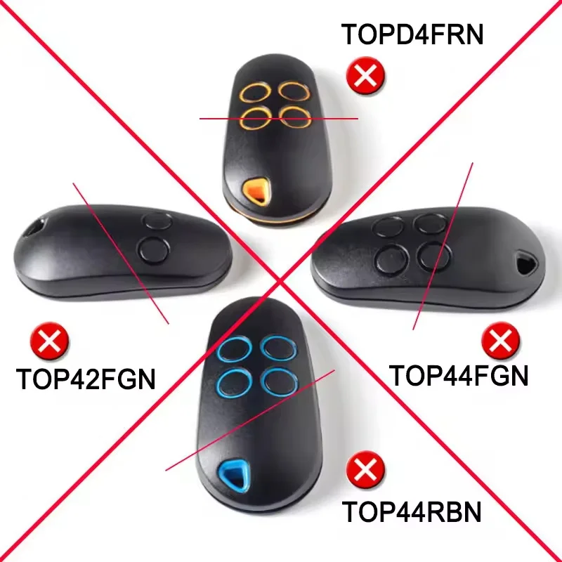 CAME TOPD4REN 806TS-0290 جهاز تحكم عن بعد لباب المرآب بتردد مزدوج 433 ميجاهرتز 868 ميجاهرتز