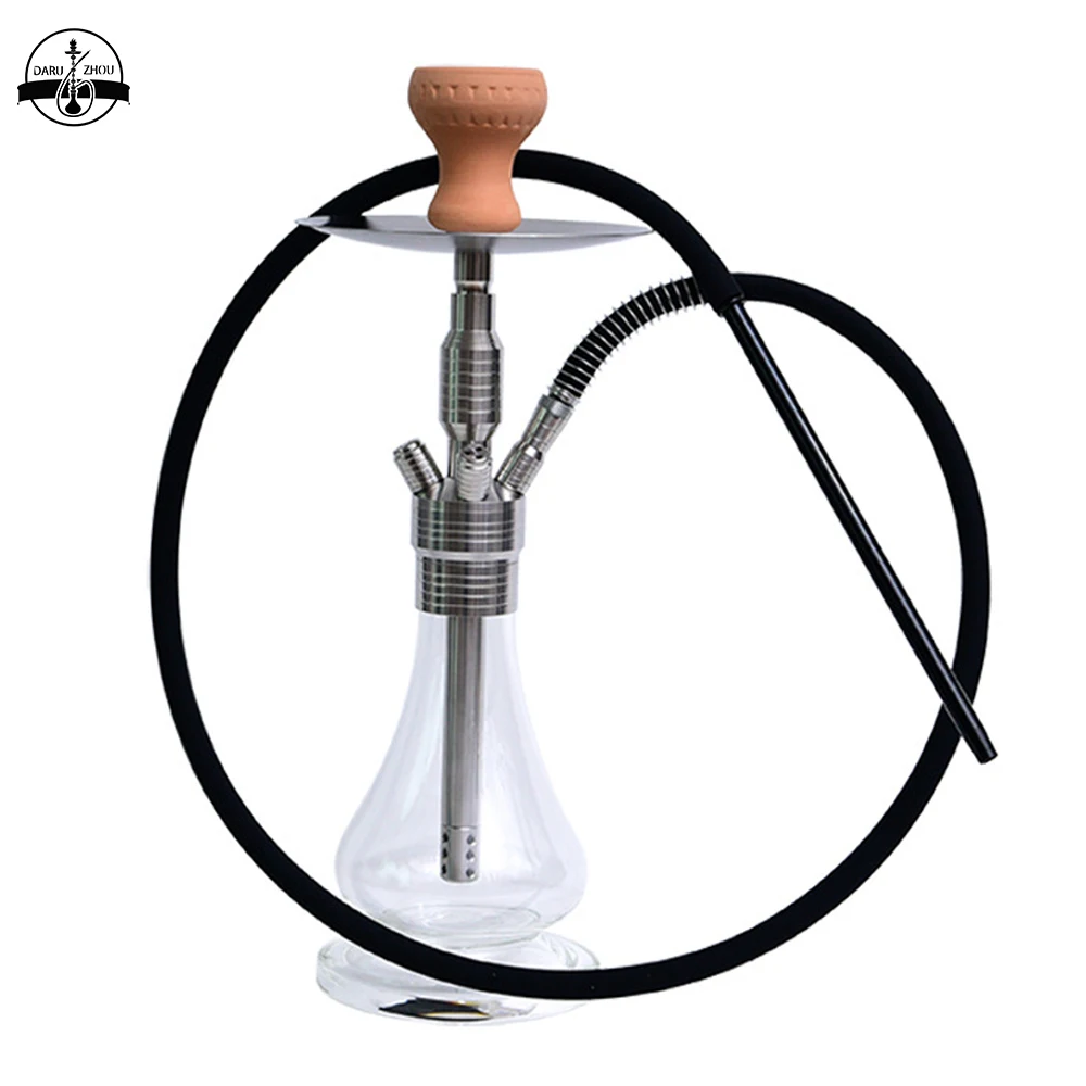 

Arabic Hookah Full Set Stainless Steel High-end Chicha Big Bag Vapes Hookah Single Four-tube Vaporesso Pod Smok Shisha Pipe