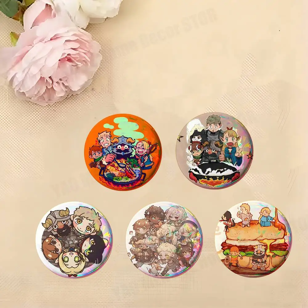 

D-Delicious in D-Dungeon Anime Enamel Badges Cartoon Character Pins Brooch for Bag Shoes Decoration Jewelry Gifts