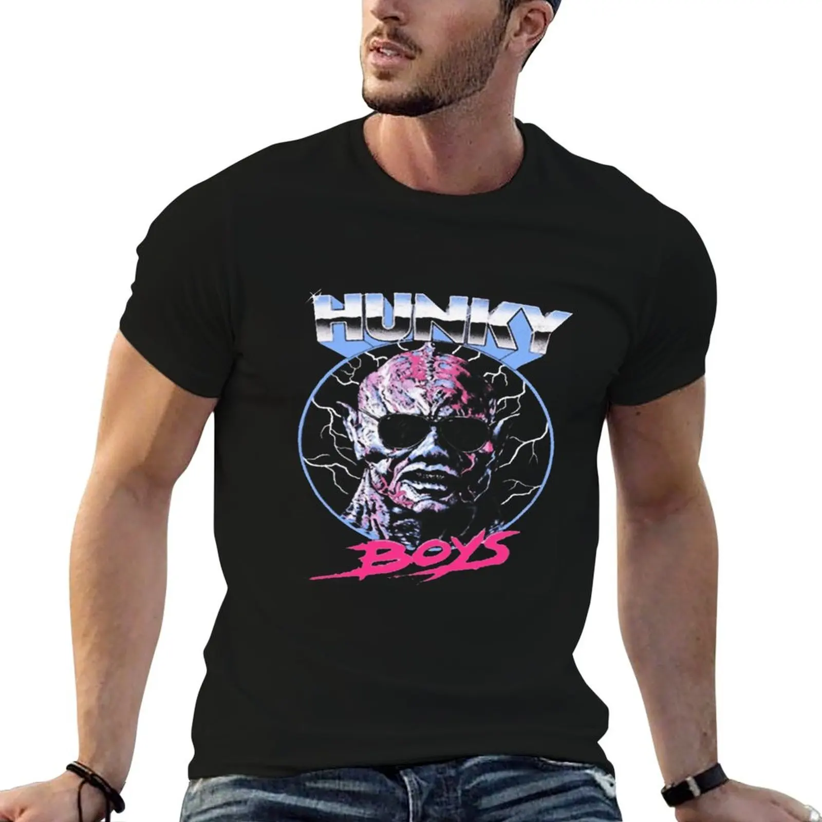 HUNKY BOYS T-Shirt t shirt personalised t shirt custom print cotton tshirt 100% T-shirt