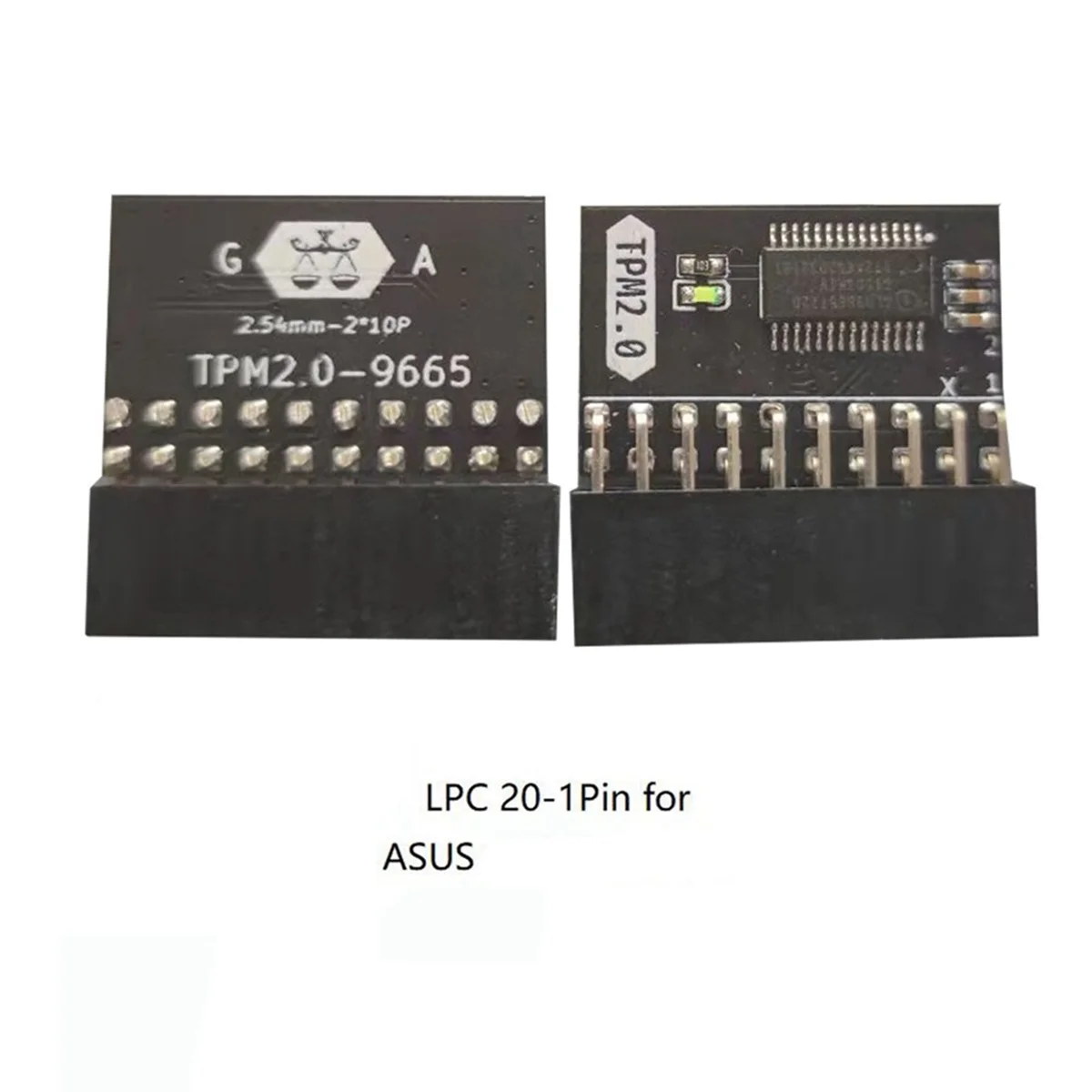 وحدة حماية LPC 20Pin لـ ASUS TPM-L R2.0/جيجابايت GC-TPM2.0 وحدة منصة الثقة المتوافقة 20-Pin 20-1 L2P7N01R