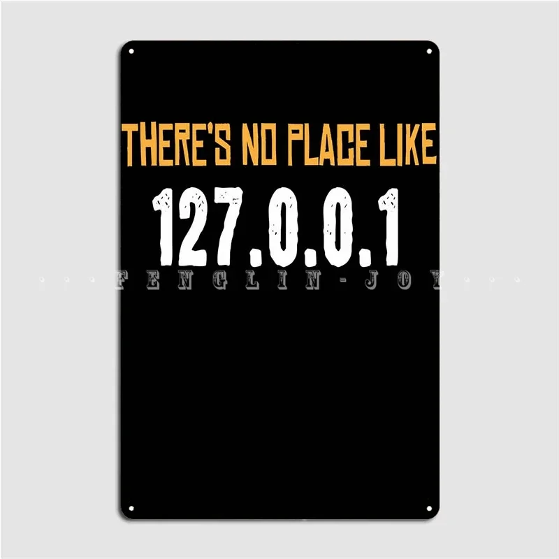 لا يوجد مكان مثل لوحة معدنية ملصق جدار الكهف المطبخ تخصيص المرآب الديكور تين تسجيل الملصقات