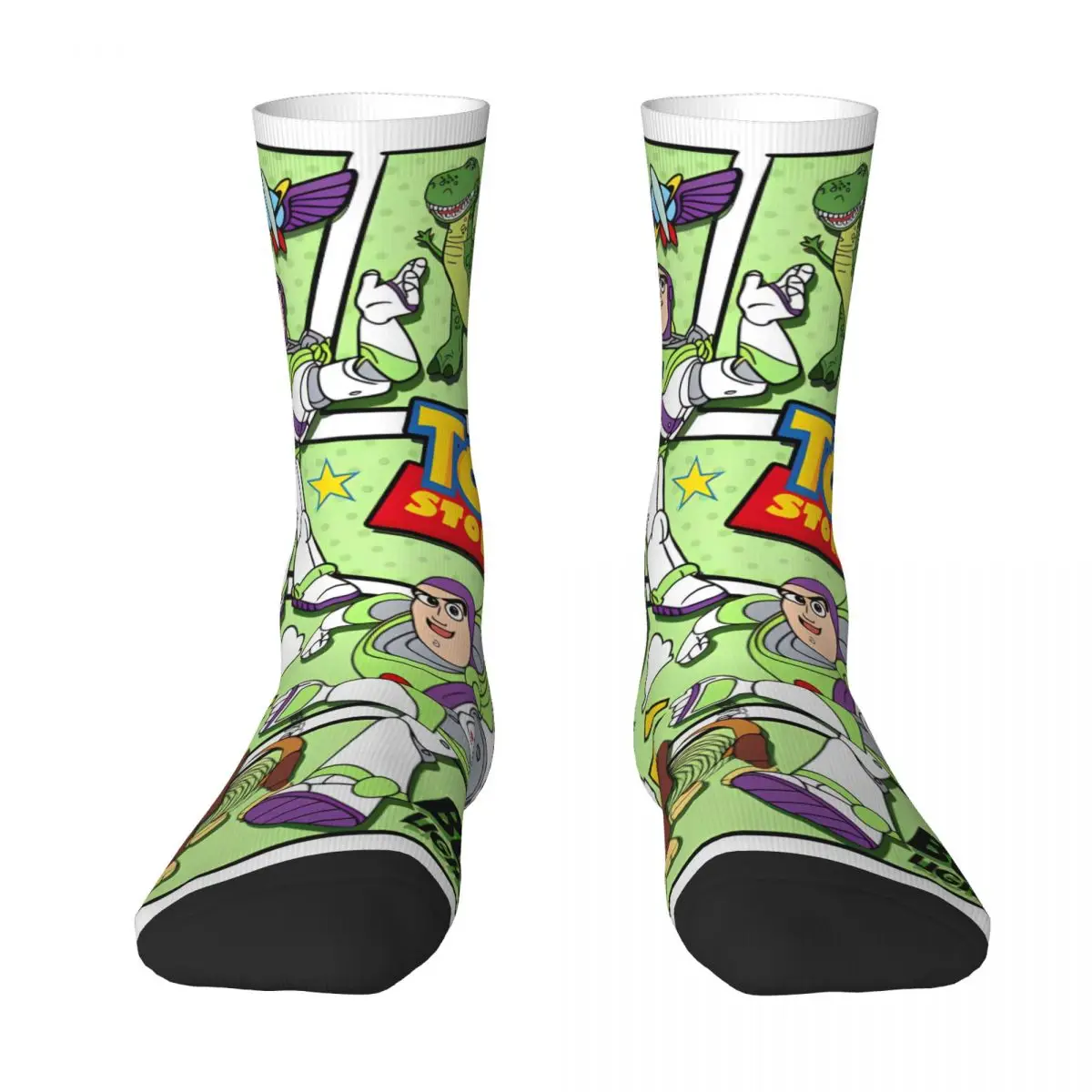 Toy Story Buzz LightYear Socks Funny Stockings Men Warm Soft Outdoor Socks Autumn Design Anti Bacterial Socks