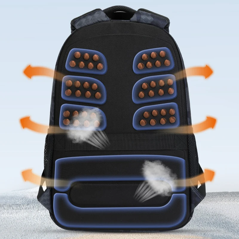 حقيبة ظهر مضادة للماء للسفر للطائرة مقاس 17 بوصة حقيبة كمبيوتر محمول على ظهره للرجال حقيبة مدرسية للأولاد اليابانية للرجال Mochila