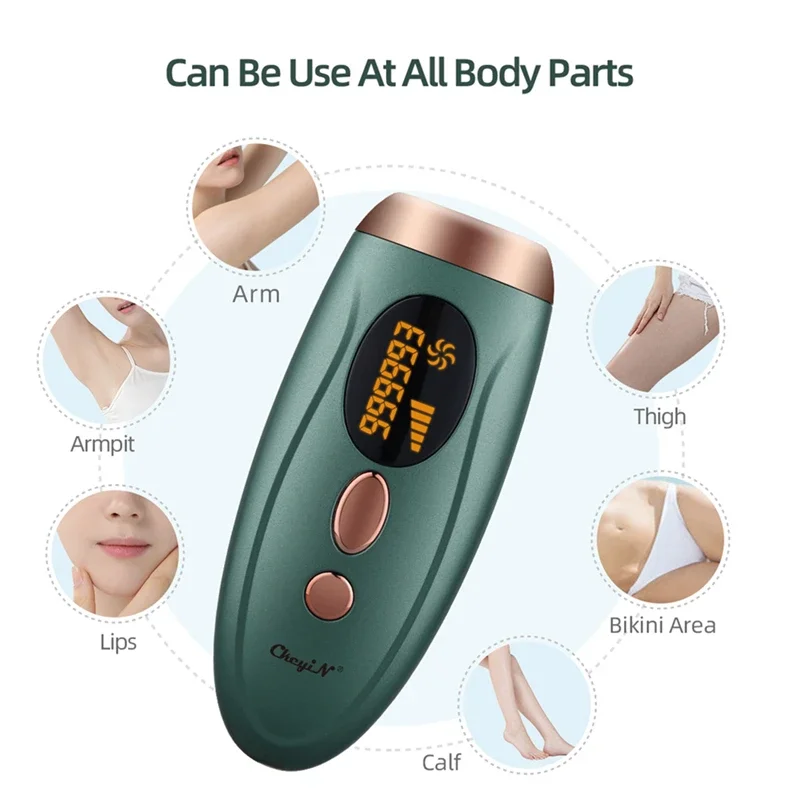 CkeyiN 999900 Flashes Laser IPL Permanent Women Epilator Hair Removal Device Photorejuvenation Professional Painless Depilator